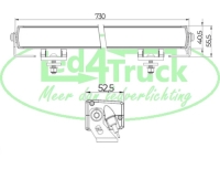 Led bar Spartan 14.400 lumen (dual color)