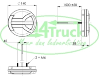 Achterlicht D-homologatie (140D serie)