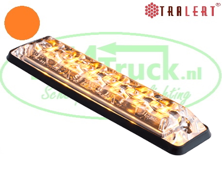 R65 Ultra platte 6 leds flitser amber(SF11)