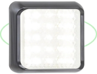 Deens vierkant achteruitrijlicht 10cm (80serie)