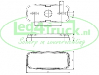 markeerlicht Amber 0.75mm conn (1200)