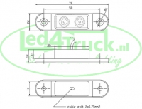 Wit 0,75mm connector (200)