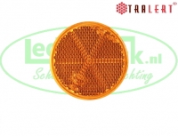 Reflector rond 60mm Amber