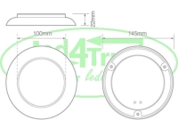 Knipperlicht 12/24V (145serie)