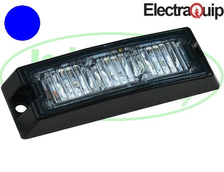 R65 3 LEDs flitser blauw (S led)