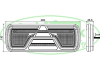Achterlicht unit Rechts 7pins superseal(2000serie)