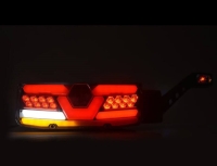 Achterlicht unit Rechts met paal (1199DD)