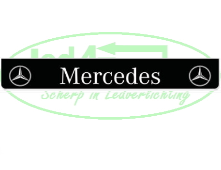 Spatlap Achterbumper Mercedes witte opdruk