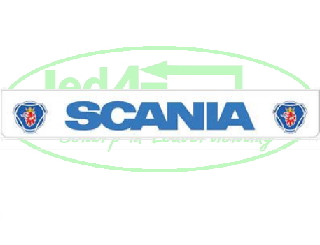 Spatlap Achterbumper Scania blauw logo