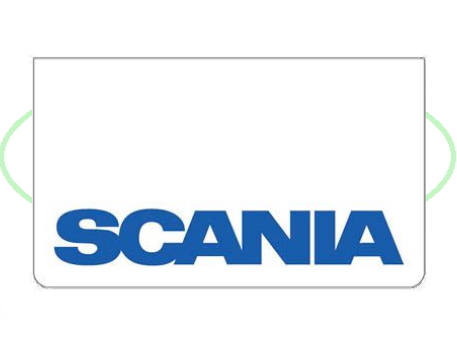 Spatlap Voorbumper Scania blauw opdruk