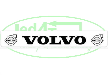 Spatlap Achterbumper Volvo zwarte opdruk