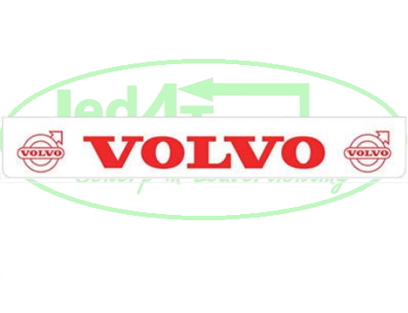 Spatlap Achterbumper Volvo rood opdruk