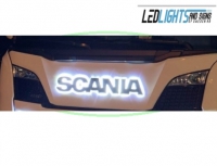 Verlicht Scania front logo