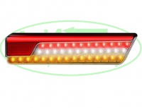 Neon achterlicht met dyn. knipp. Chrome Rechts (355 serie)