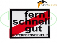 Sticker Fern schnell Gut