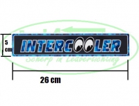 Sticker Intercooler (Blauwe pluche)