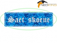 Sticker Seat Skoene blauwe pluche