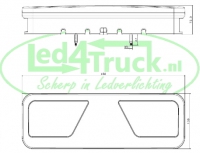 Trailerlamp Rechts Full LED Canbusproof (vc7000)