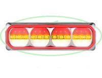 Neon achterlicht met dyn. knipp  links(385 serie)
