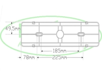 Neon achterlicht met dyn. knipp  multi(385 serie)