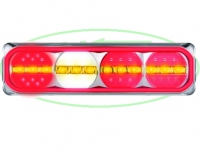 Neon achterlicht met dyn. knipp  multi(385 serie)