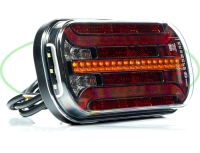 Achterlicht rechthoek reflector links kent. (3000VC Serie)