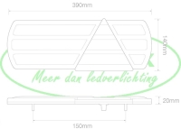 Achterlicht slimline Rechts (390EU-serie)