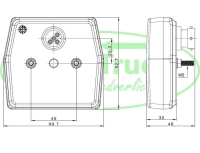Achterlicht 5pins (2200VC)