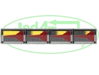Neon achterlicht met dyn. knipp  duopack (595 serie)