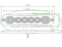 Achteruitrijlicht ultra compact (12ARM serie)