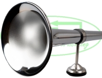 Luchthoorn Messing verchroomd (95cm)