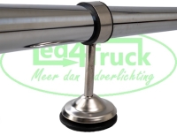 Luchthoorn Messing verchroomd (95cm)