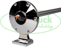 Luchthoorn Messing verchroomd (95cm)