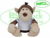 Knuffel aap met eigen opdruk(23cm)