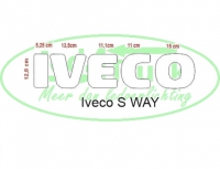 Verlicht logo Iveco S-way