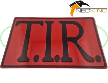 T.I.R. bord Rood (zwart)