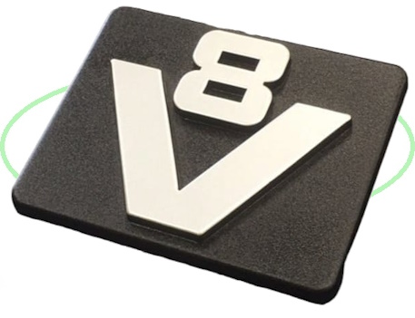 Oldskool V8 logo