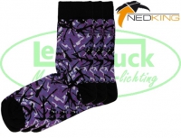 Deense pluche sokken paars (3 paar)  <br />- maat 37-39