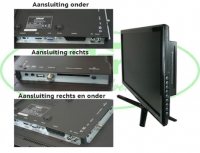 LED TV 24 inch met  DVD 12/24/230V