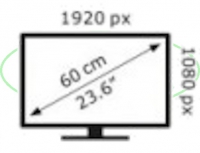 LED TV 24 inch met  DVD 12/24/230V