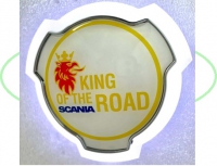 Grill logo Scania 4 Wit