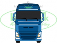 Volvo FH 2012+ toplamp wit rechts type 1