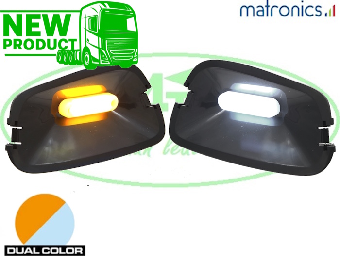 Volvo FH 2012+ toplamp Dual Amber/Wit type 1