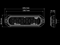 Dark Knight 6 led flitser