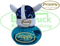 Poppy Deens pluche vikking muts blauw