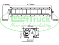 Led bar 250 watt 10000lumen (81 serie)