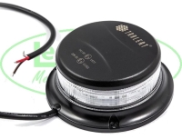Led zwaailamp amber met heldere lens