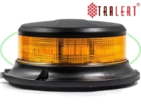 Led zwaailamp amber met amber lens (magneet)