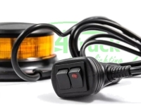 Led zwaailamp amber met amber lens (magneet)