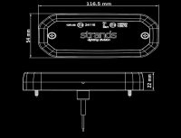 FOR9T scale Wit Markeerlicht